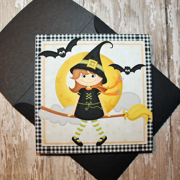 Witch Halloween Card