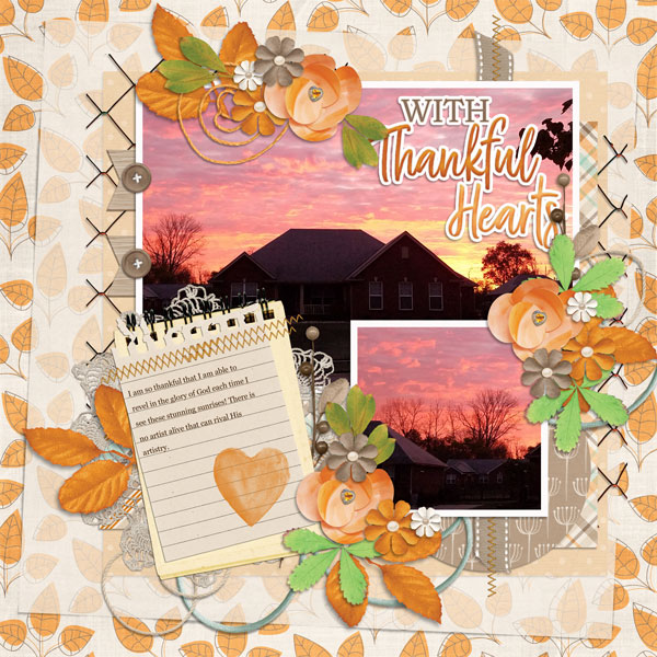 With Thankful Hearts