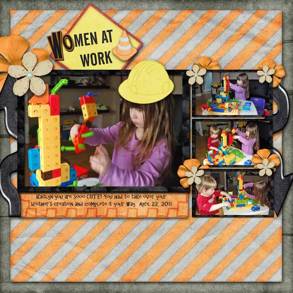 Woman at work