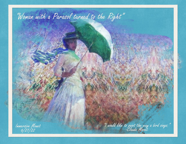 Woman with a Parasol turned to the Right