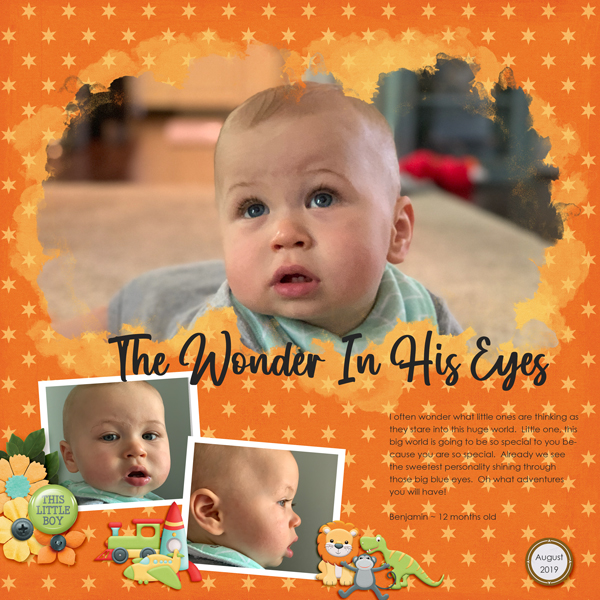 Wonder in his eyes