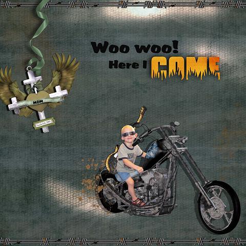Woo woo! Here I come