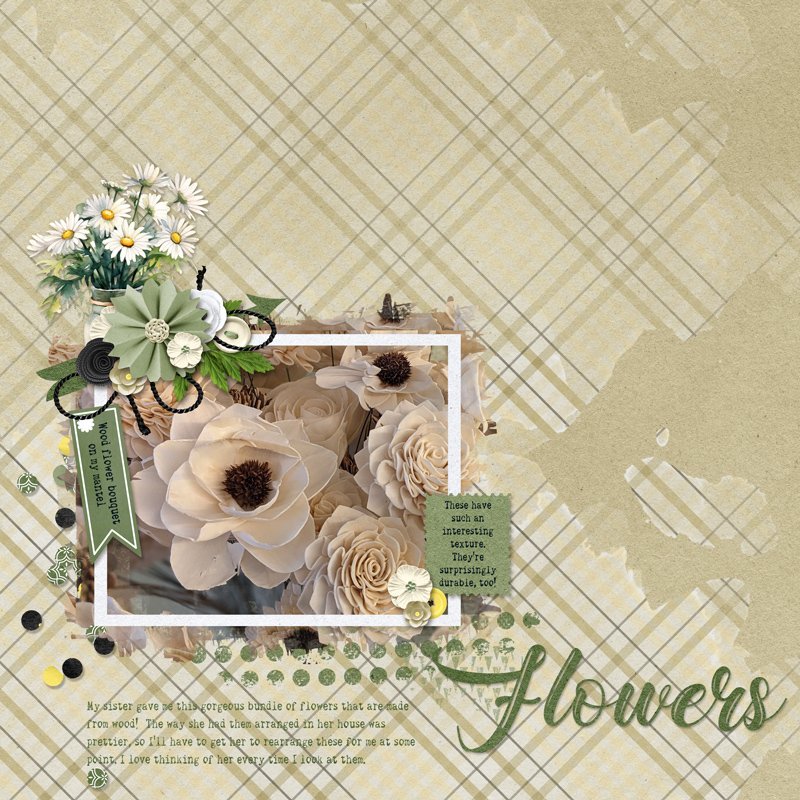 Wooden Flowers