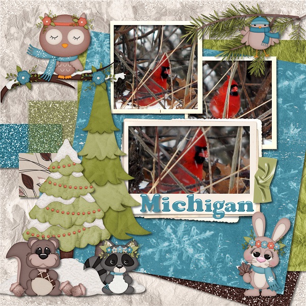 Woodland Winter by Day Dreams N Designs