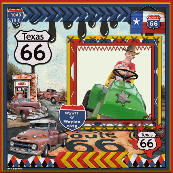 Wyatt and Waylon Route 66