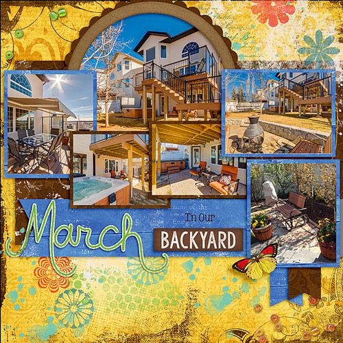 Yard in March
