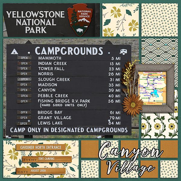 Yellowstone Campgrounds