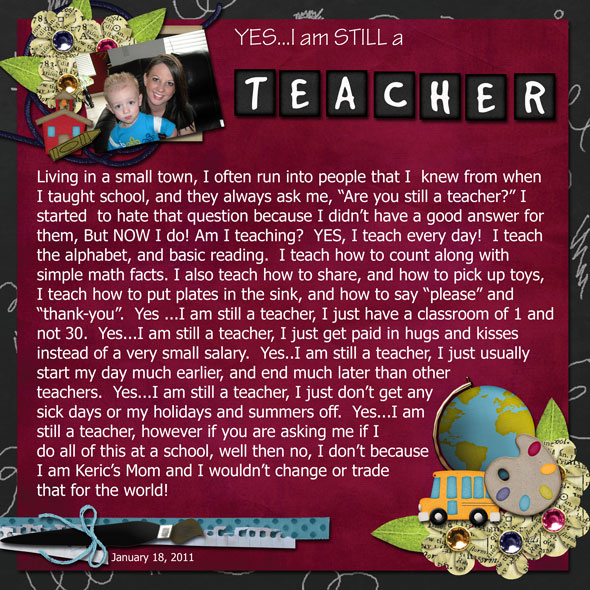 Yes....I am still a teacher