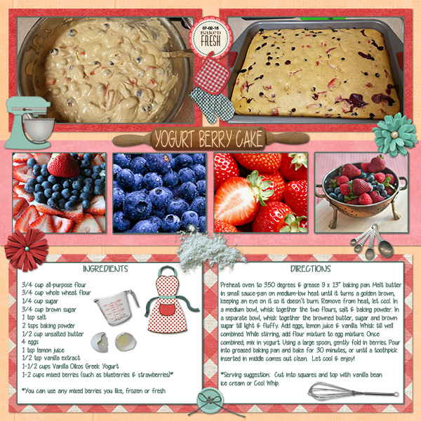 Yogurt Berry Cake