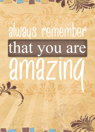 You Are Amazing