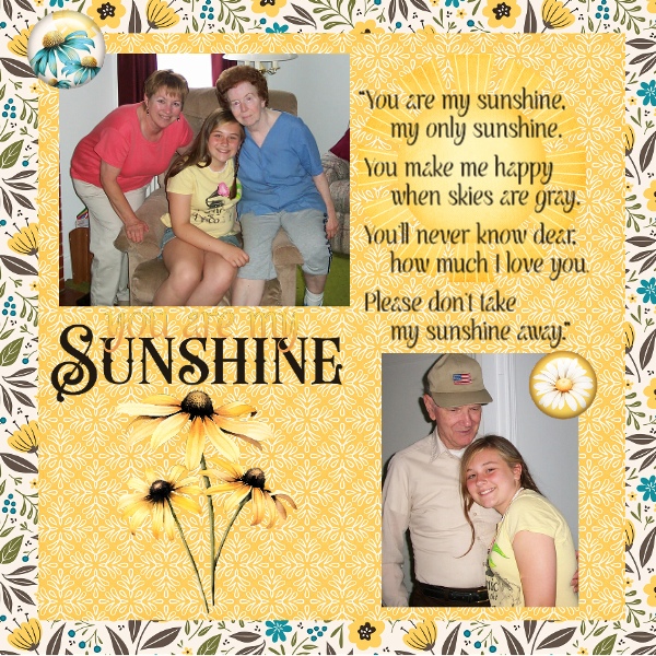You are my sunshine