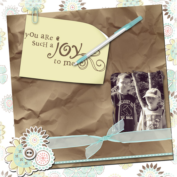 You are such a joy to me