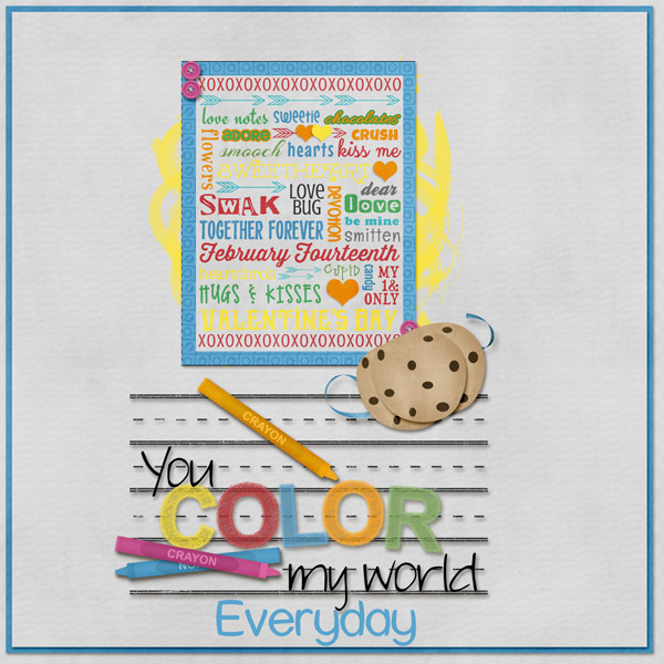 You Color My World Everyday