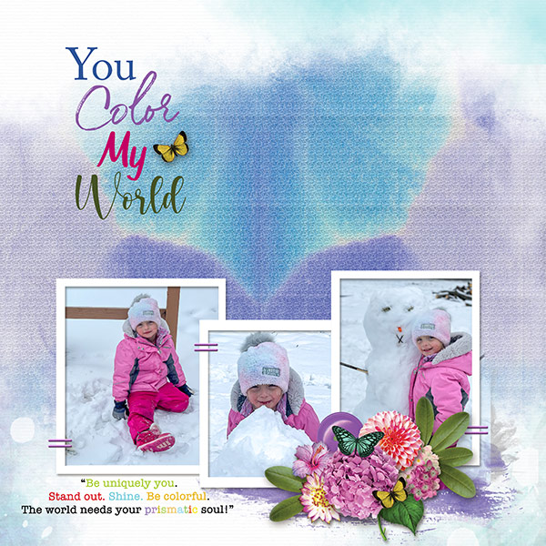 You Color My World