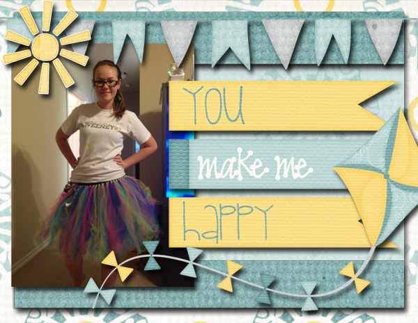 You make me happy Card