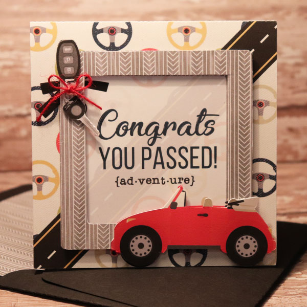 You Passed Card with matching envie