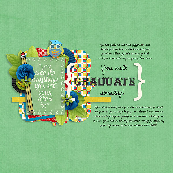 You will graduate someday