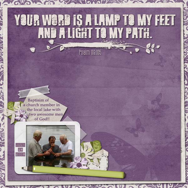 Your Word is a Lamp -- Baptism