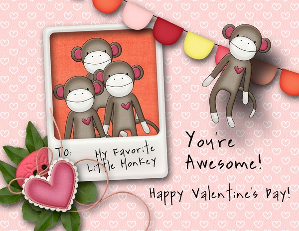 You're Awesome Valentine's Day Cards