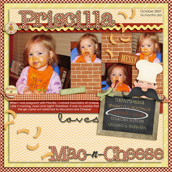Yum! Macaroni!