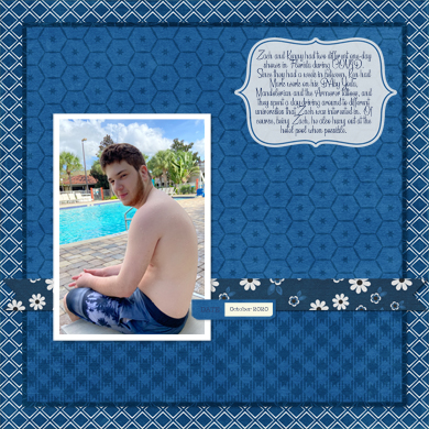 Zach at pool