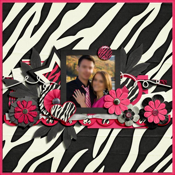 Zig Zag Zebra-Pink Mini