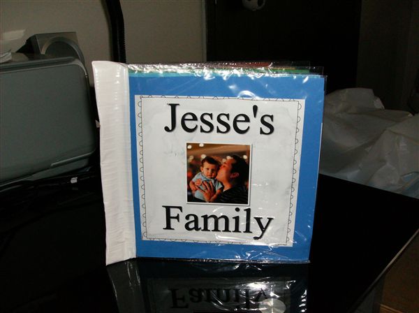 Ziploc book - Jesse's Family - cover