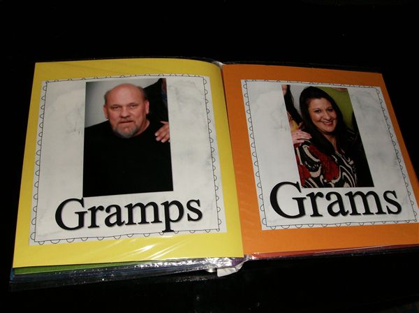 Ziploc book - Jesse's Family - page 11, 12
