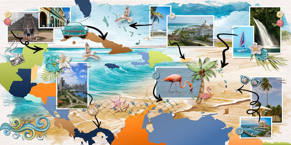 Zoom around the Caribbean