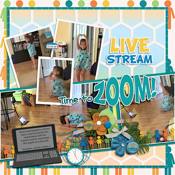 Zoom dance practice